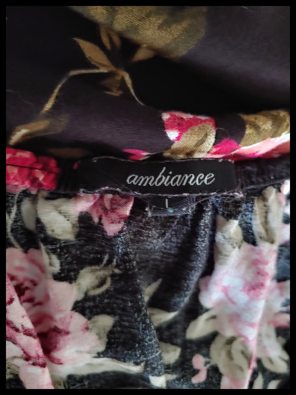Black Floral Maxi Romper/Shorts/Dress - Picture 4 of 4